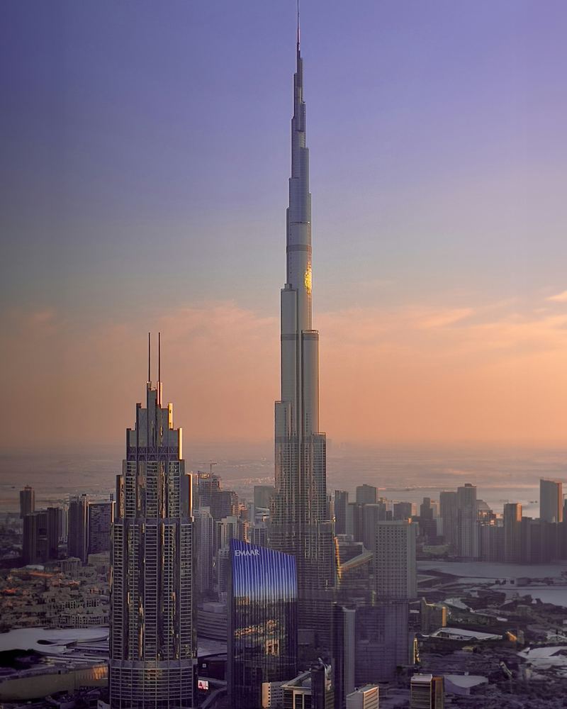 Dubai skyline, a popular destination for a travel eSIM
